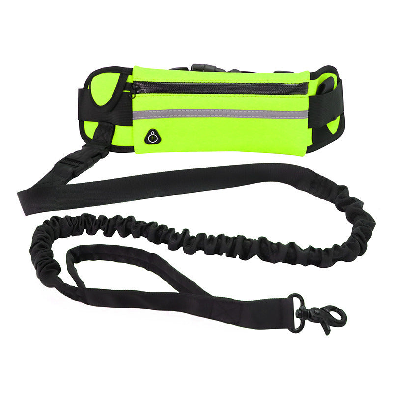 Exciting Hands Free Jogging Dog Leash With Bottle Holder Compartment - Waggy Doggy Deals