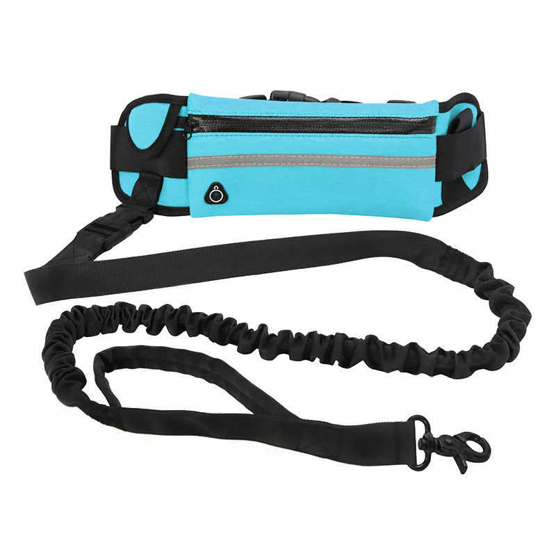 Exciting Hands Free Jogging Dog Leash With Bottle Holder Compartment - Waggy Doggy Deals