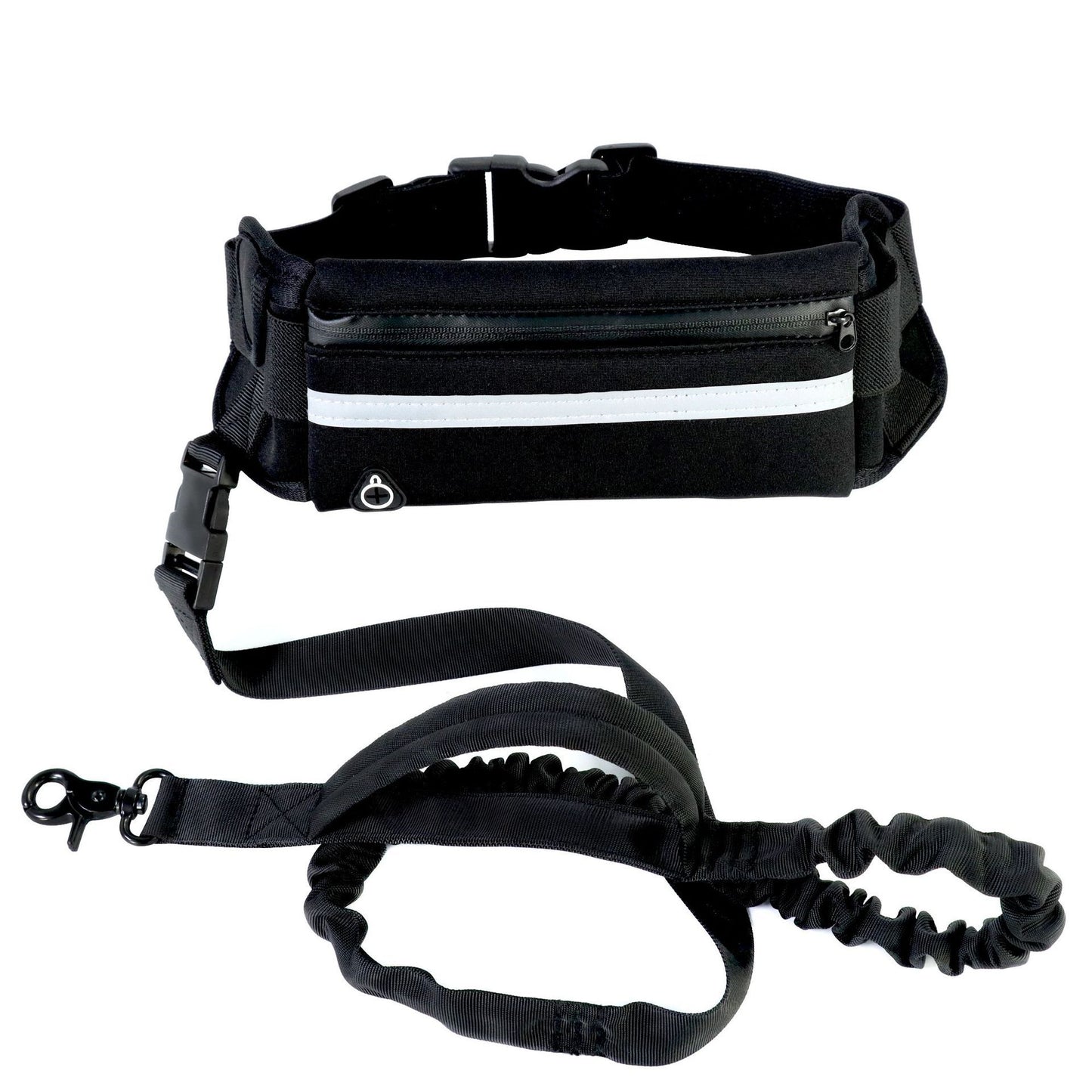 Exciting Hands Free Jogging Dog Leash With Bottle Holder Compartment - Waggy Doggy Deals