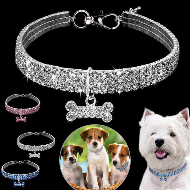 Beautifully Crafted Sparkly Dog Collar - Waggy Doggy Deals