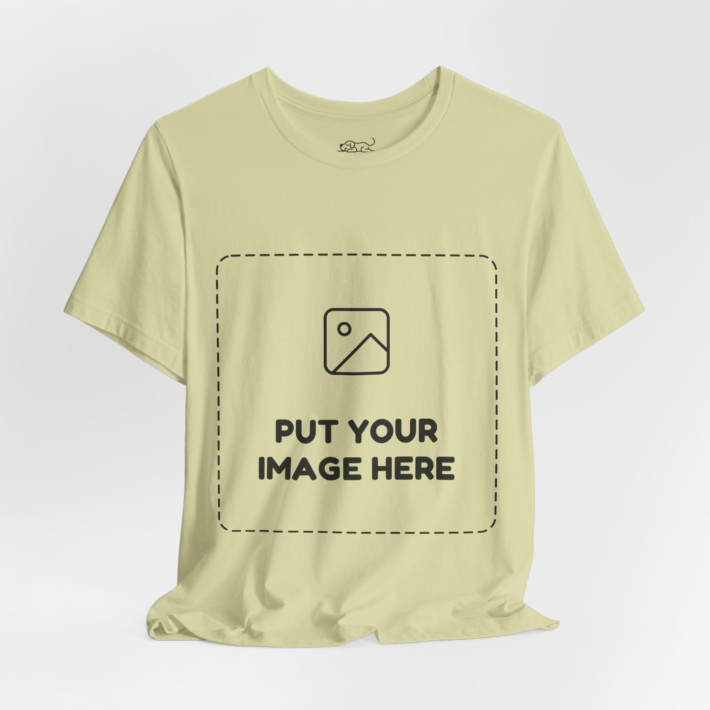 Custom Design Light Shade T - Shirt — "Add Your Own Image" (Choose your colour and size first!)
