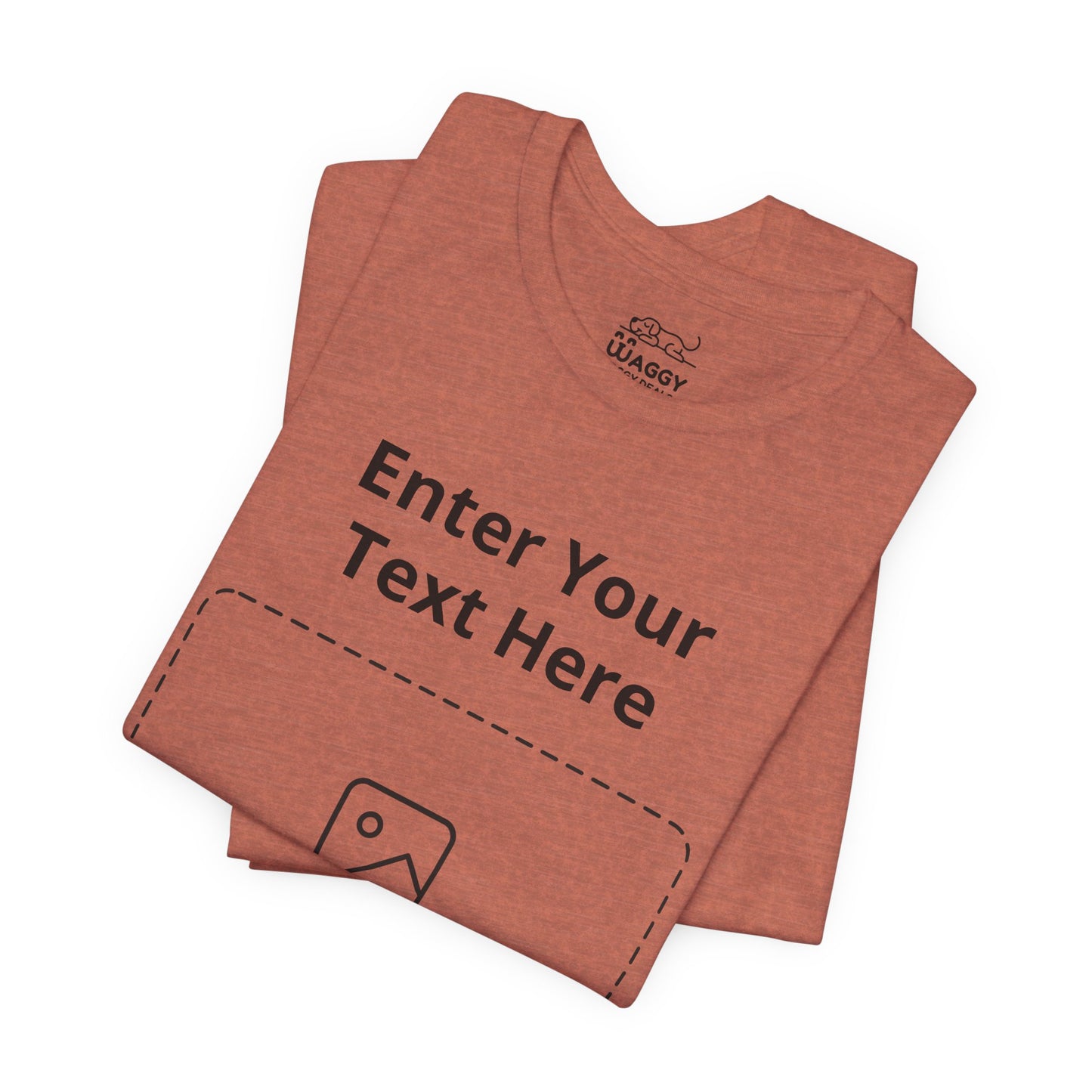 Custom Design Light Shade Tee — "Add Your Own Text & Image" (Choose your colour and size first!)