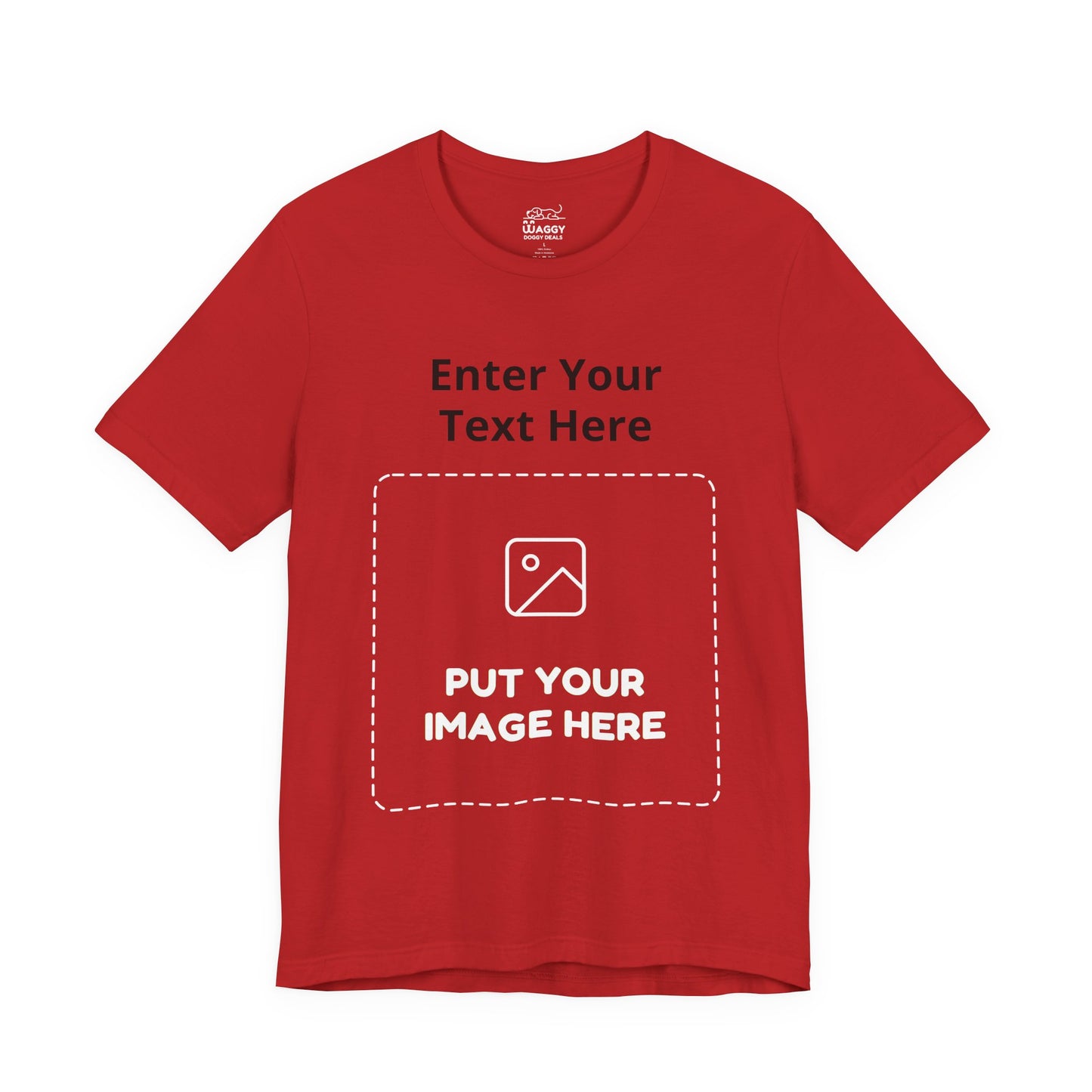 Custom Design Dark Shade T - Shirt — "Add Your Own Text & Image"  (Choose your colour and size first)