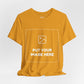 Custom Design Dark Shade T - Shirt — "Add Your Own Image" (Choose your colour and size first)