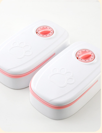 Amazing Double Automatic Dog Food Dispenser with built in Timer - Waggy Doggy Deals