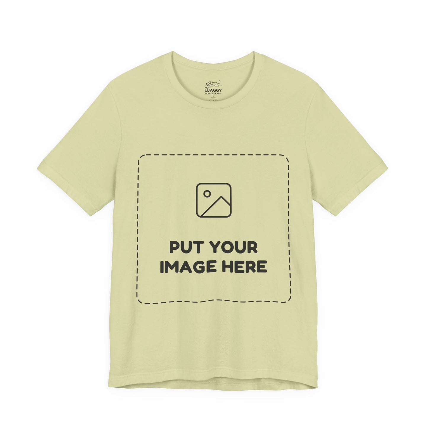 Custom Design Light Shade T - Shirt — "Add Your Own Image" (Choose your colour and size first!)