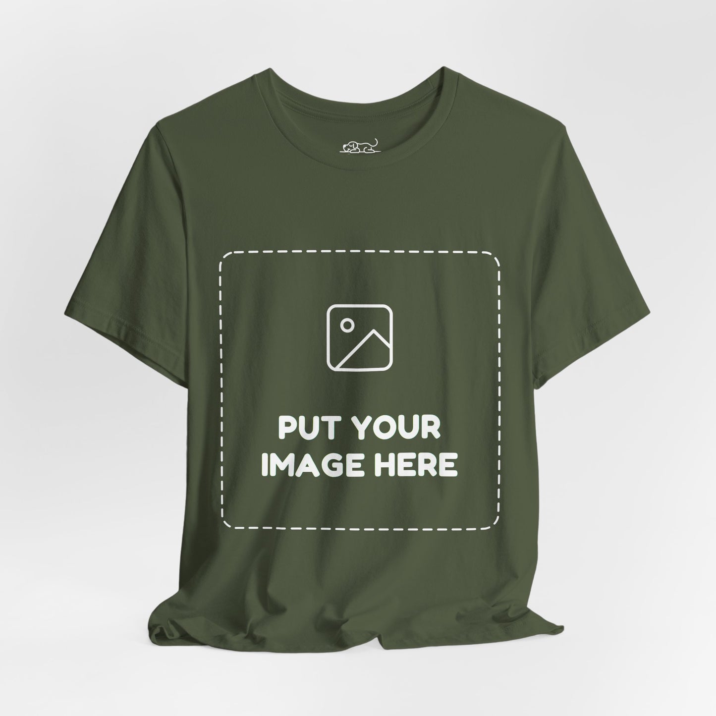 Custom Design Dark Shade T - Shirt — "Add Your Own Image" (Choose your colour and size first)