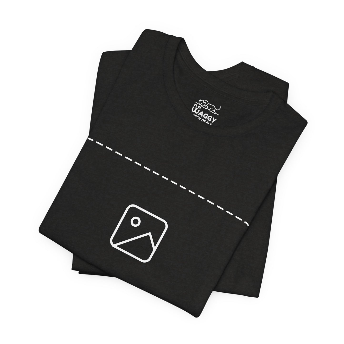 Custom Design Dark Shade Tee — "Add Your Own Image" (Choose your colour and size first!)