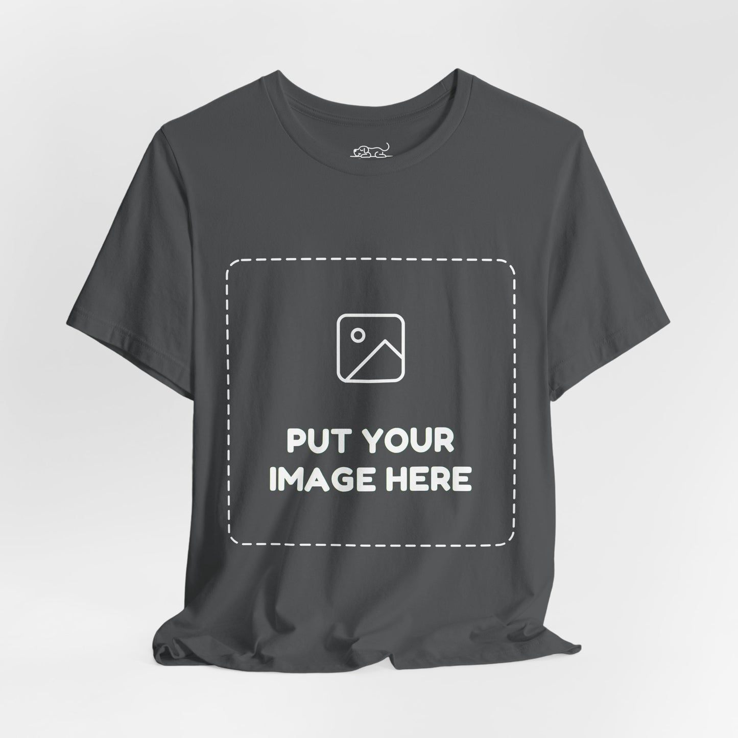 Custom Design Dark Shade Tee — "Add Your Own Image" (Choose your colour and size first!)