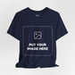Custom Design Dark Shade Tee — "Add Your Own Image" (Choose your colour and size first!)