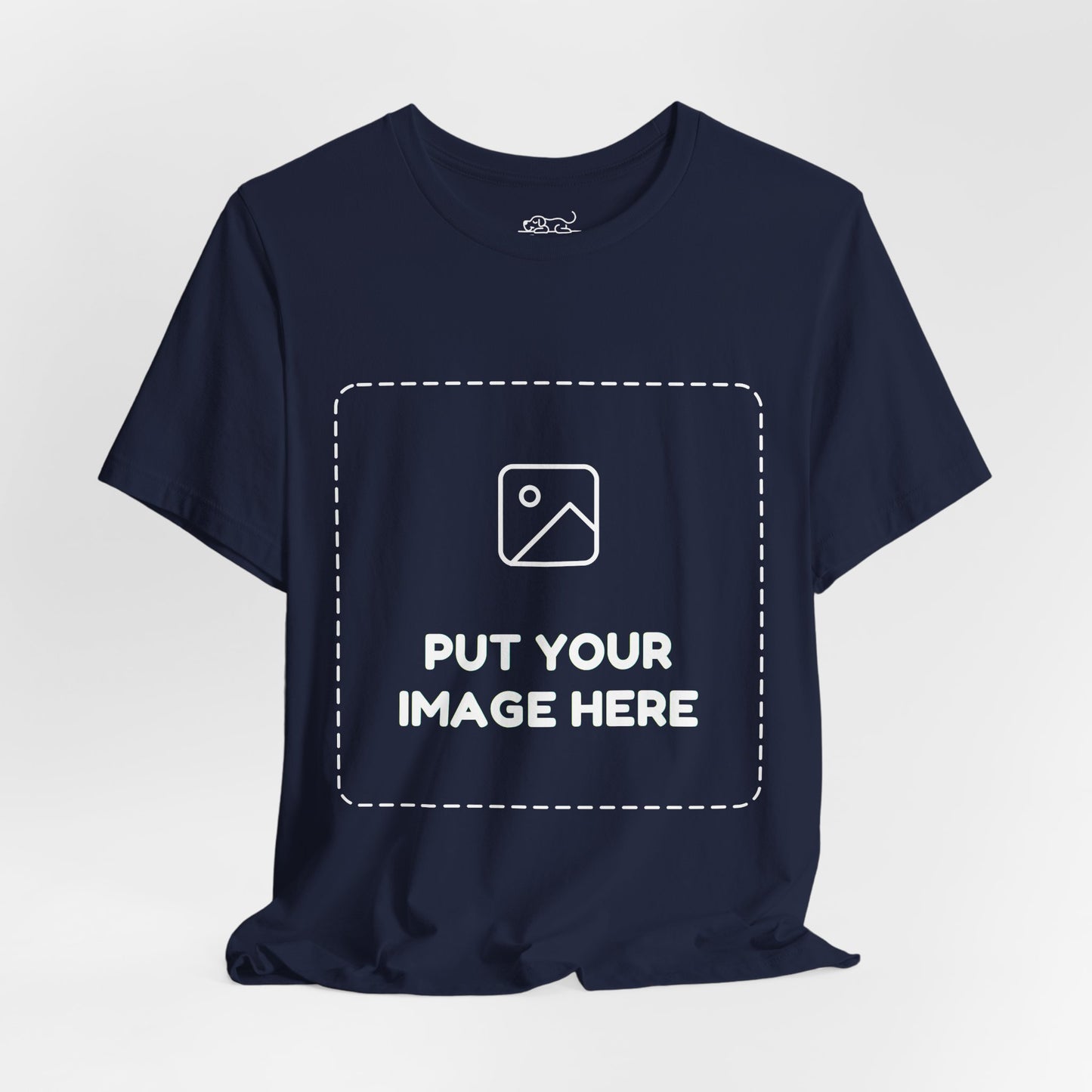 Custom Design Dark Shade Tee — "Add Your Own Image" (Choose your colour and size first!)