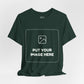 Custom Design Dark Shade T - Shirt — "Add Your Own Image" (Choose your colour and size first)