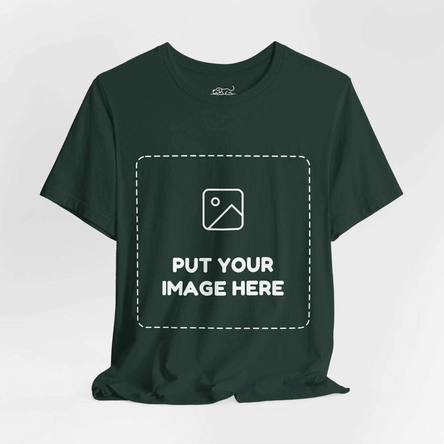 Custom Design Dark Shade T - Shirt — "Add Your Own Image" (Choose your colour and size first)