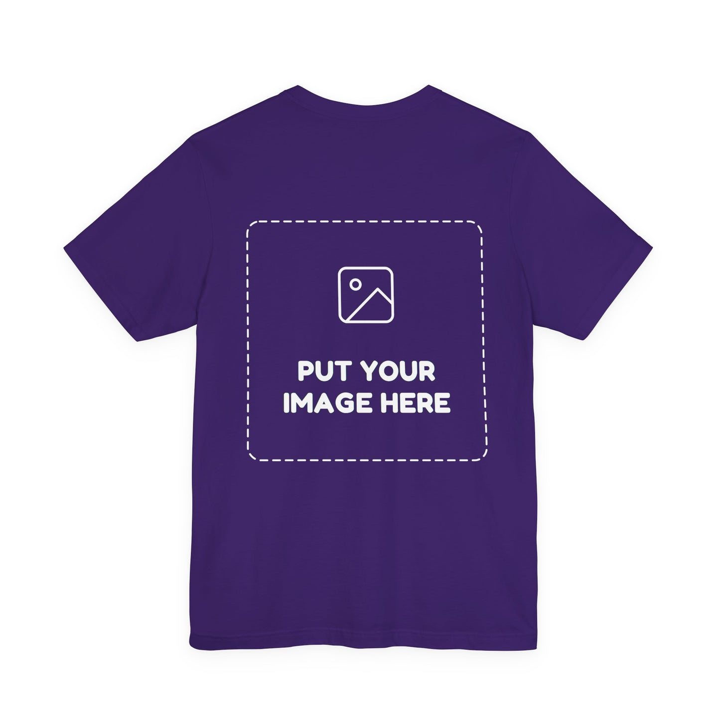 Custom Design Dark Shade T - Shirt — "Add Your Own Image" (Choose your colour and size first)