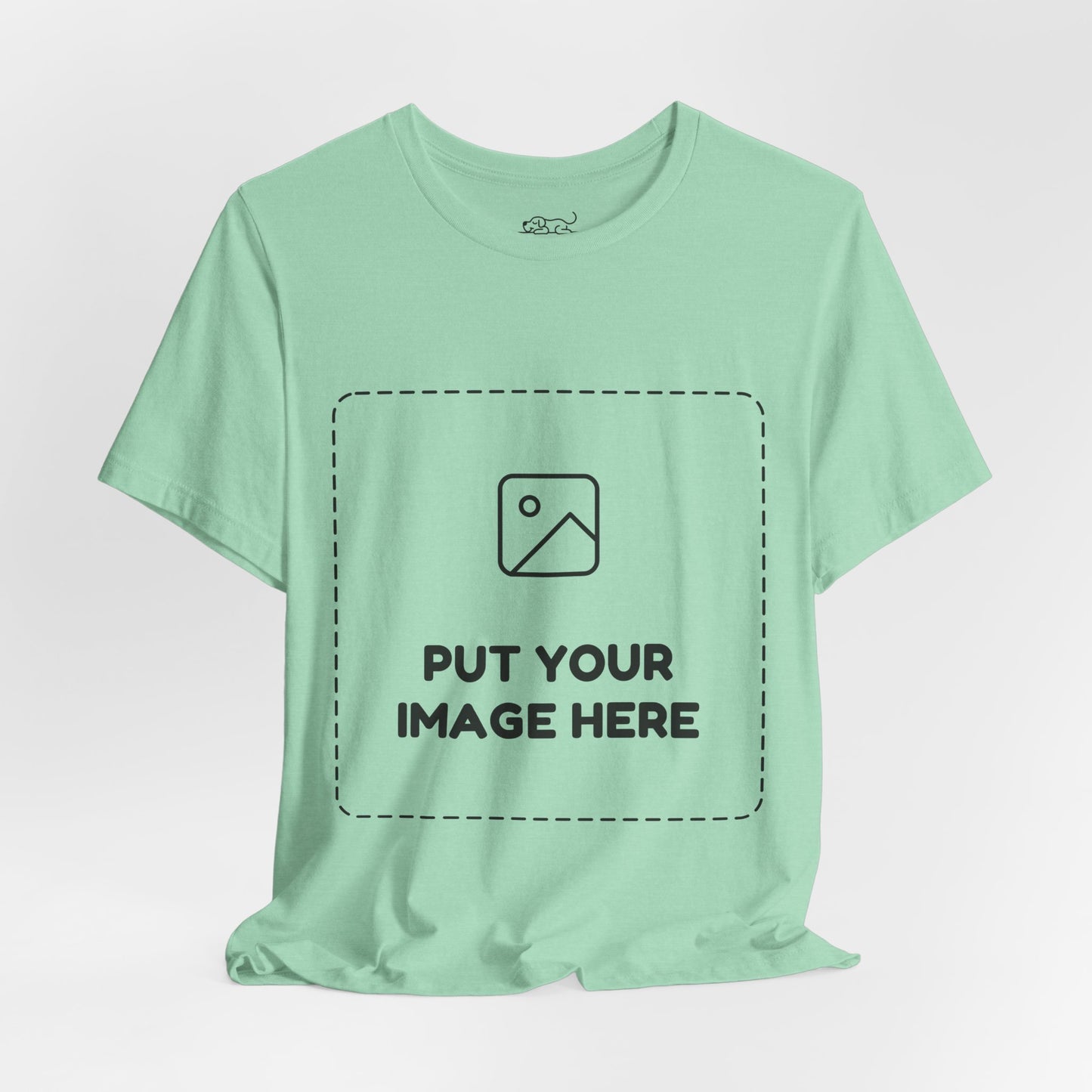 Custom Design Light Shade Tee — "Add Your Own Image" (Choose your colour and size first!)