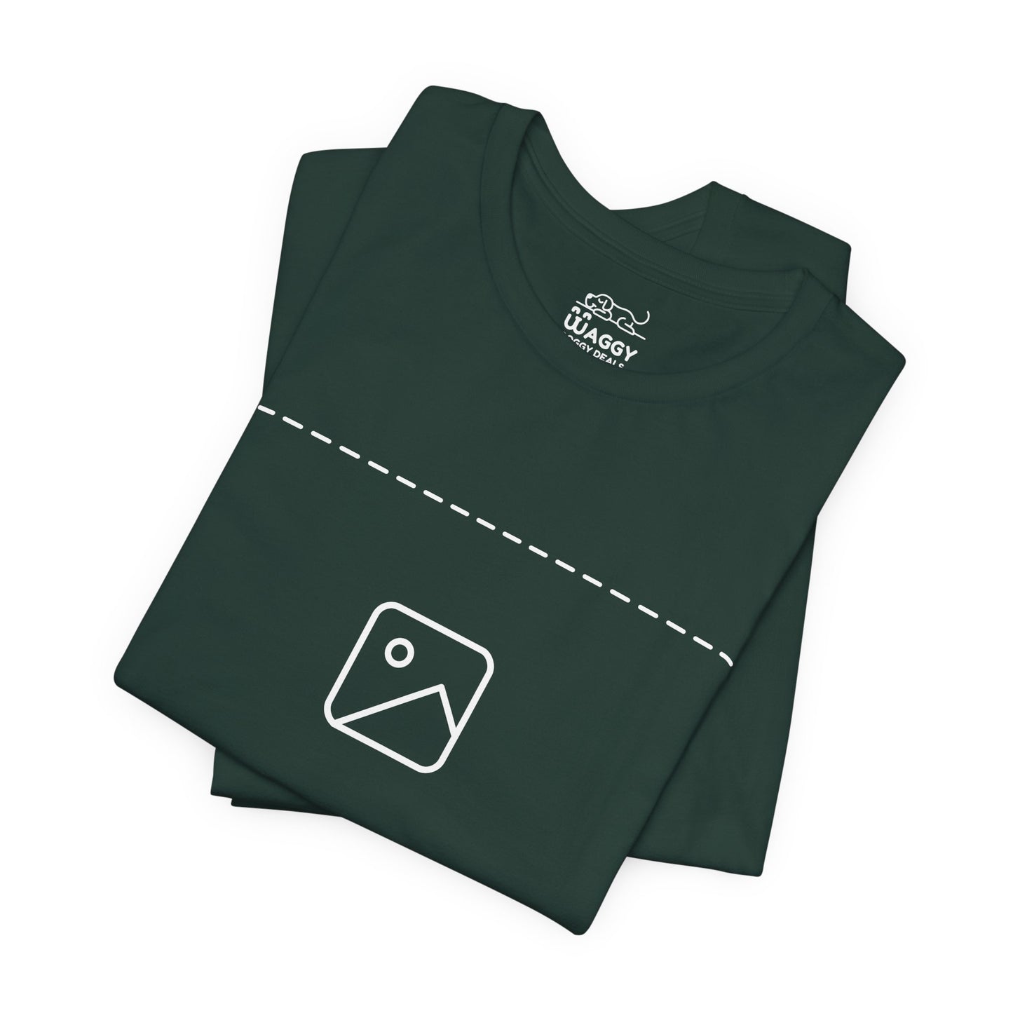 Custom Design Dark Shade T - Shirt — "Add Your Own Image" (Choose your colour and size first)