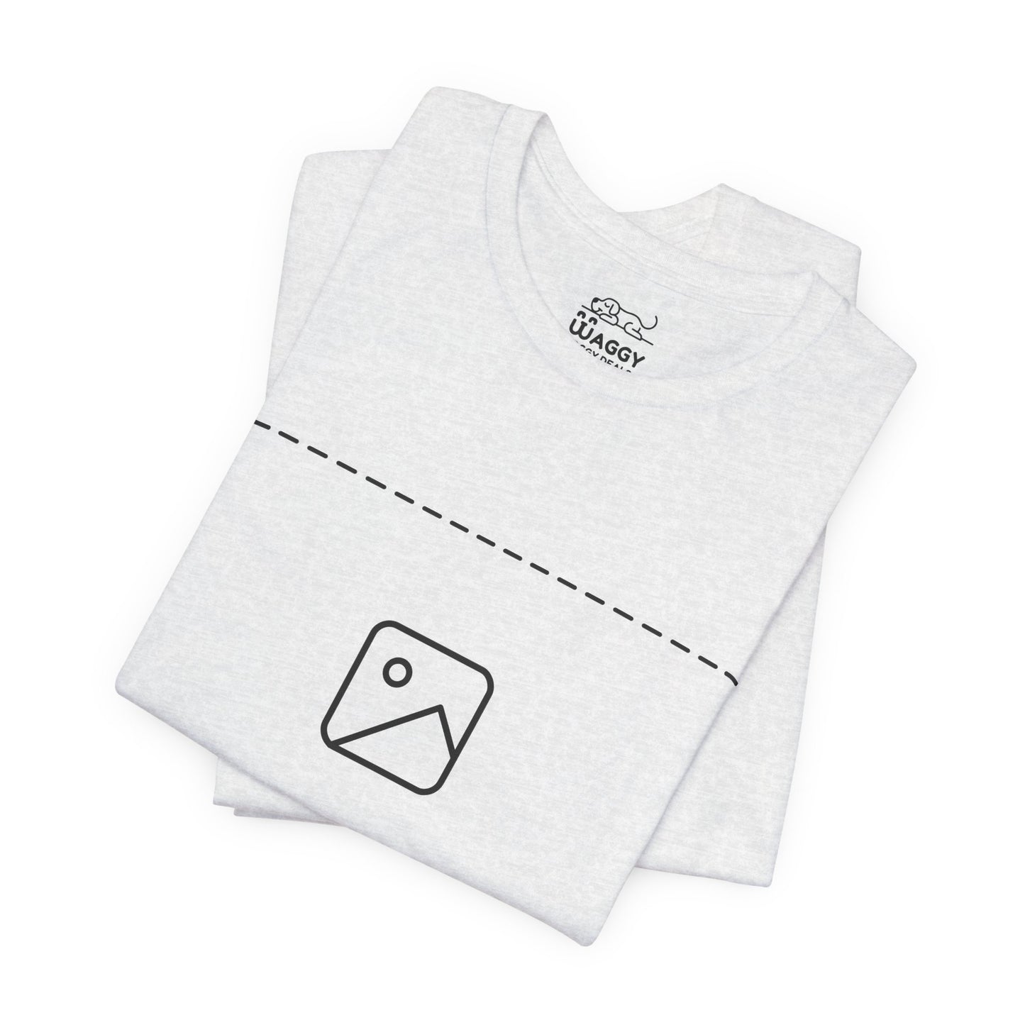 Custom Design Light Shade Tee — "Add Your Own Image" (Choose your colour and size first!)
