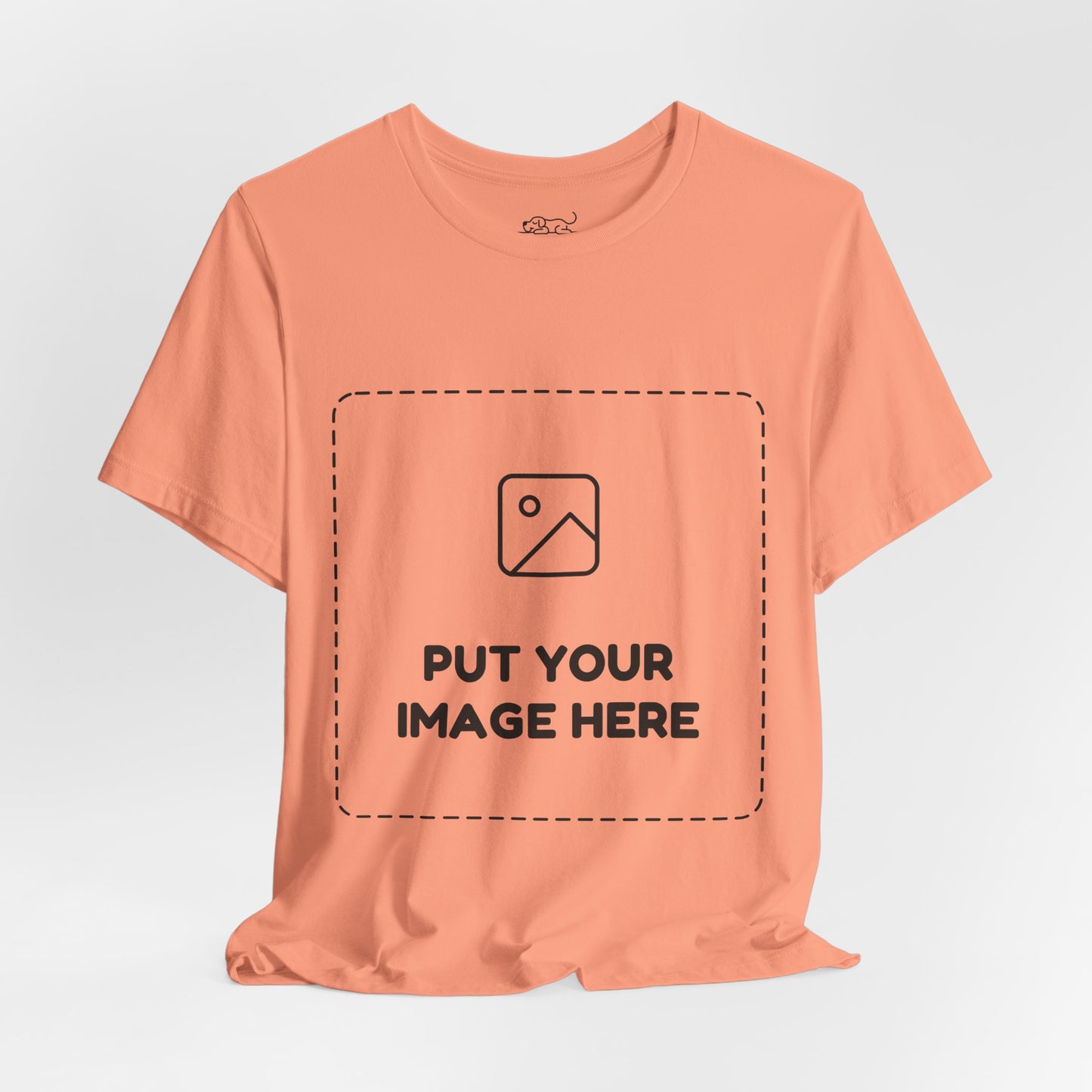 Custom Design Light Shade T - Shirt — "Add Your Own Image" (Choose your colour and size first!)