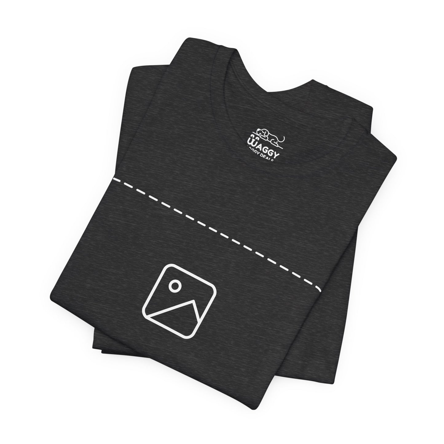 Custom Design Dark Shade Tee — "Add Your Own Image" (Choose your colour and size first!)