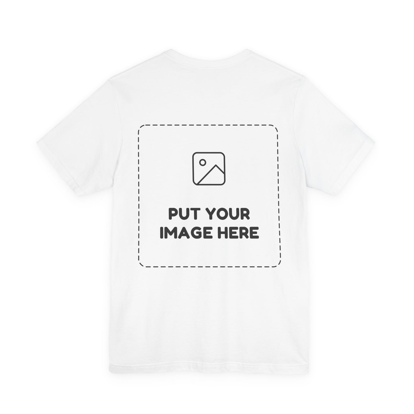 Custom Design Light Shade Tee — "Add Your Own Image" (Choose your colour and size first!)