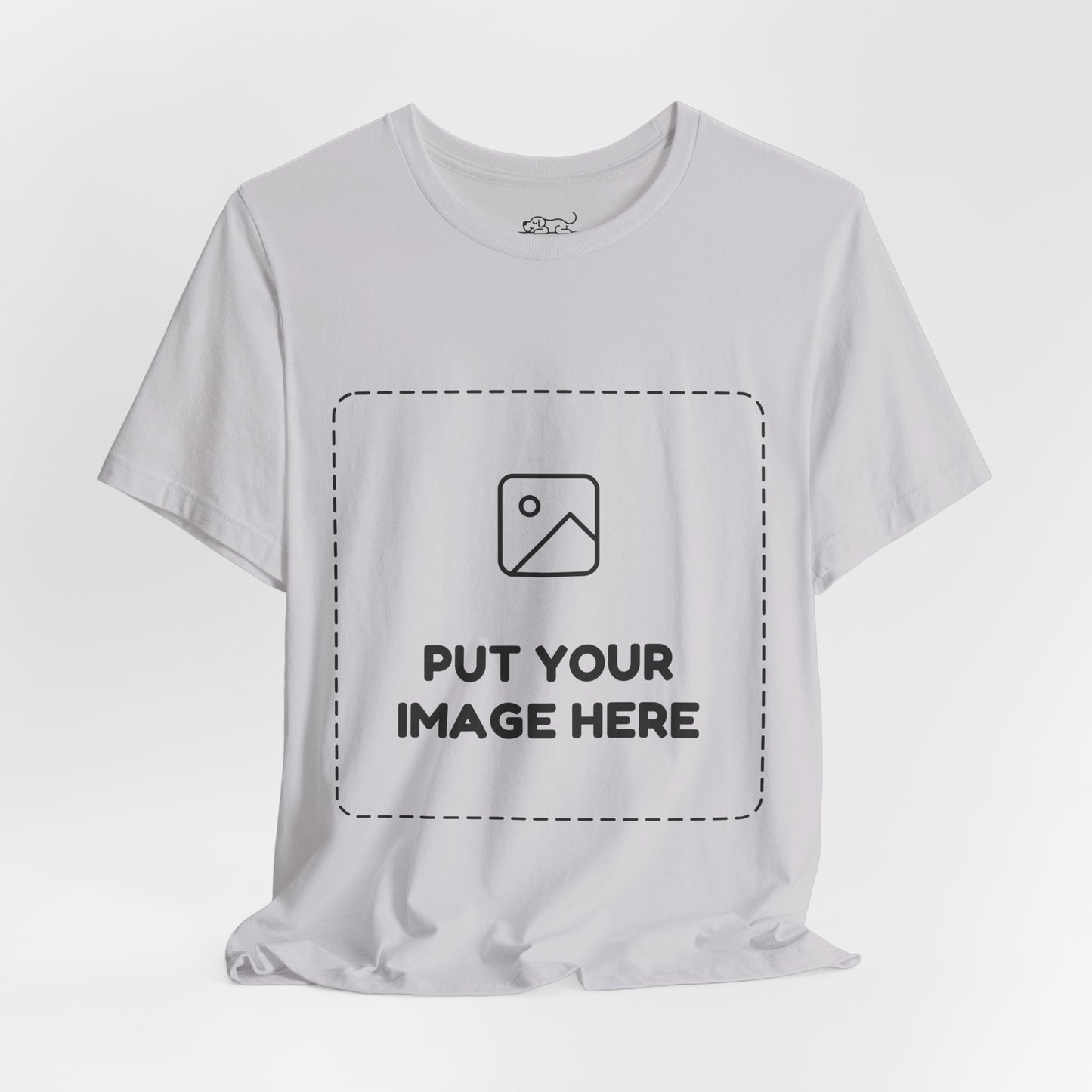 Custom Design Light Shade T - Shirt — "Add Your Own Image" (Choose your colour and size first!)
