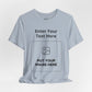 Custom Design Light Shade Tee — "Add Your Own Text & Image" (Choose your colour and size first!)