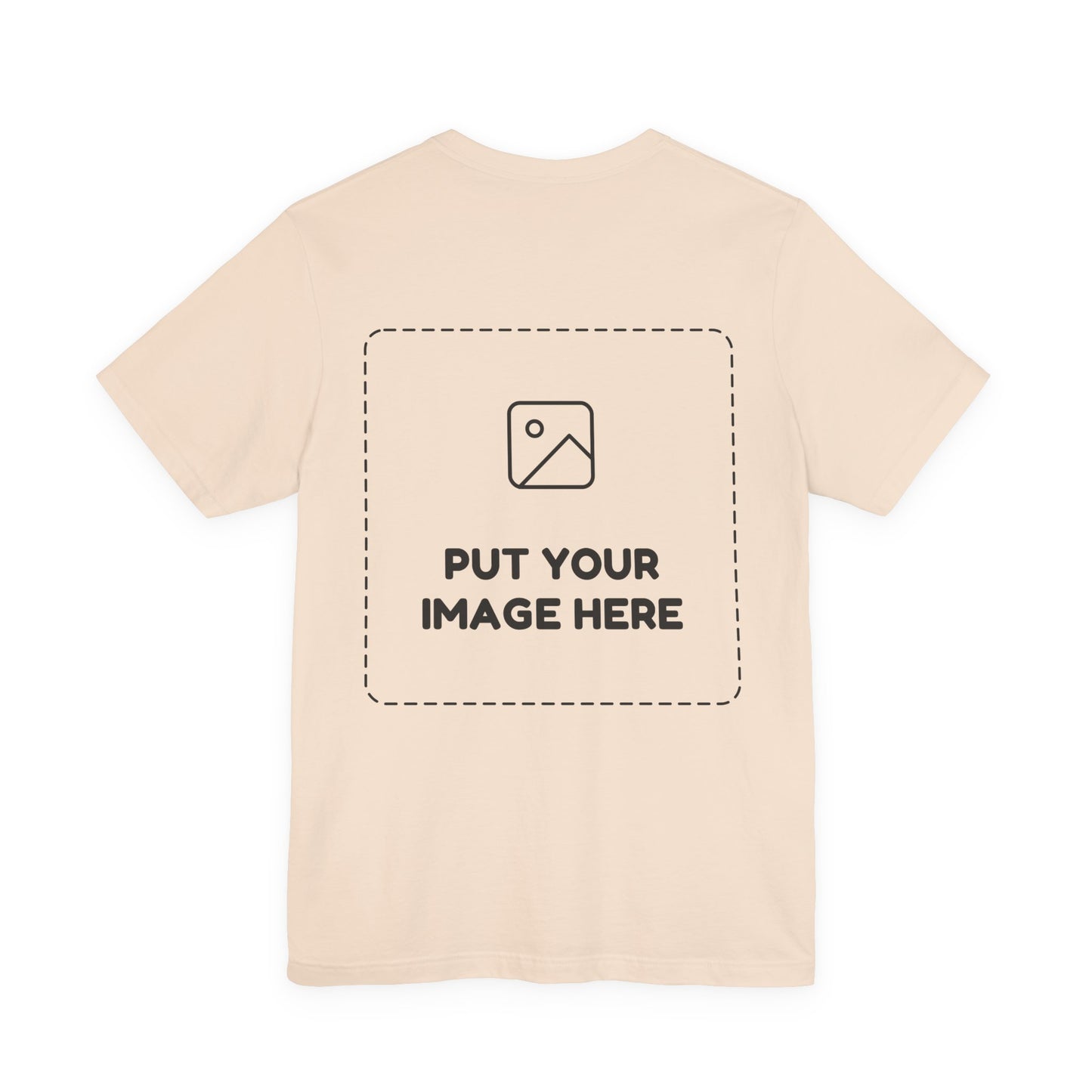 Custom Design Light Shade Tee — "Add Your Own Text & Image" (Choose your colour and size first!)