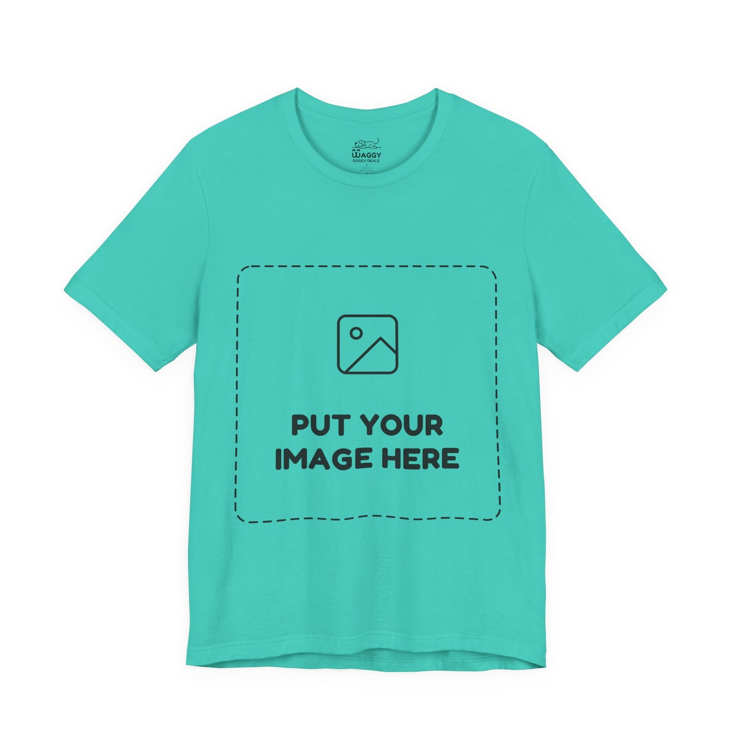 Custom Design Light Shade T - Shirt — "Add Your Own Image" (Choose your colour and size first!)