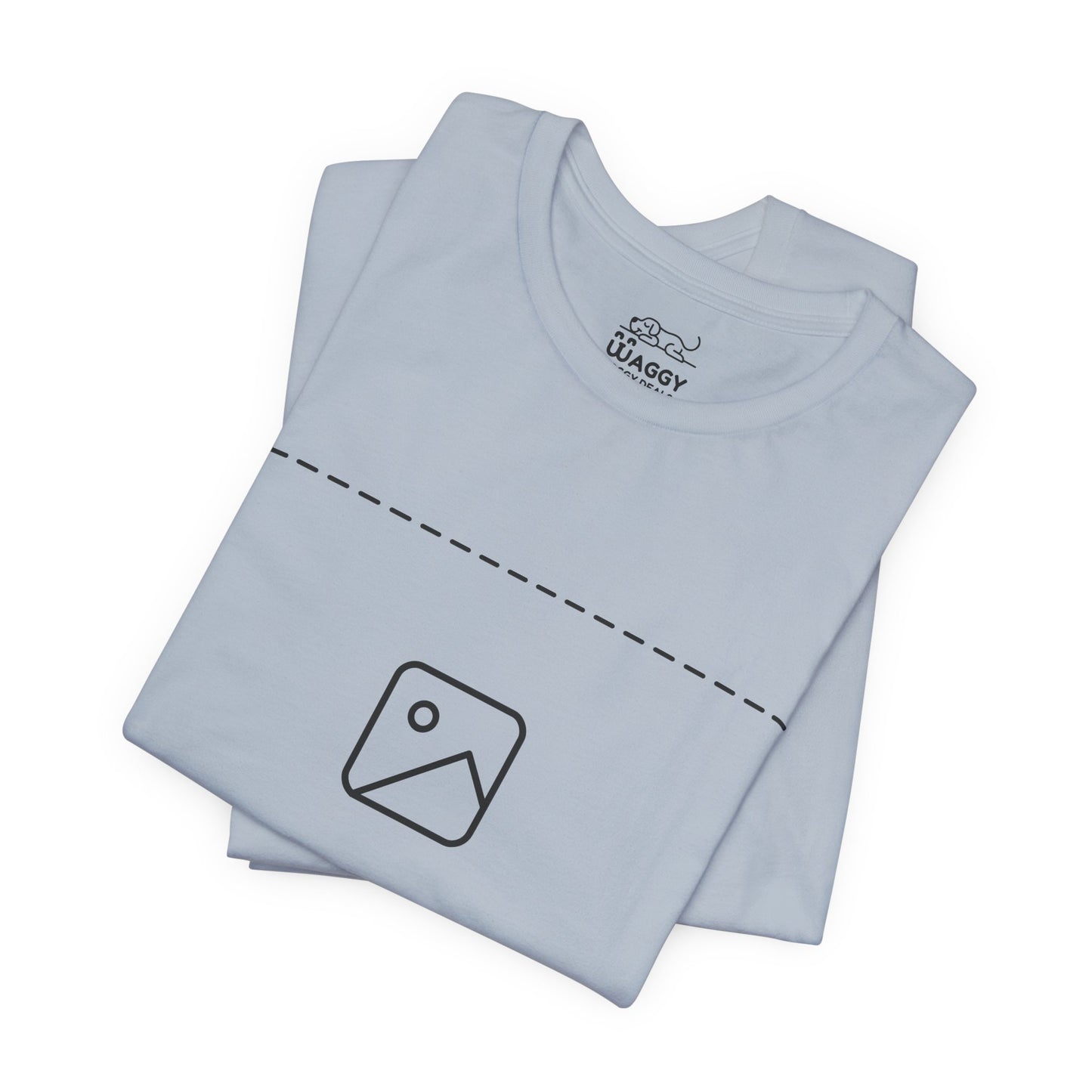 Custom Design Light Shade Tee — "Add Your Own Image" (Choose your colour and size first!)