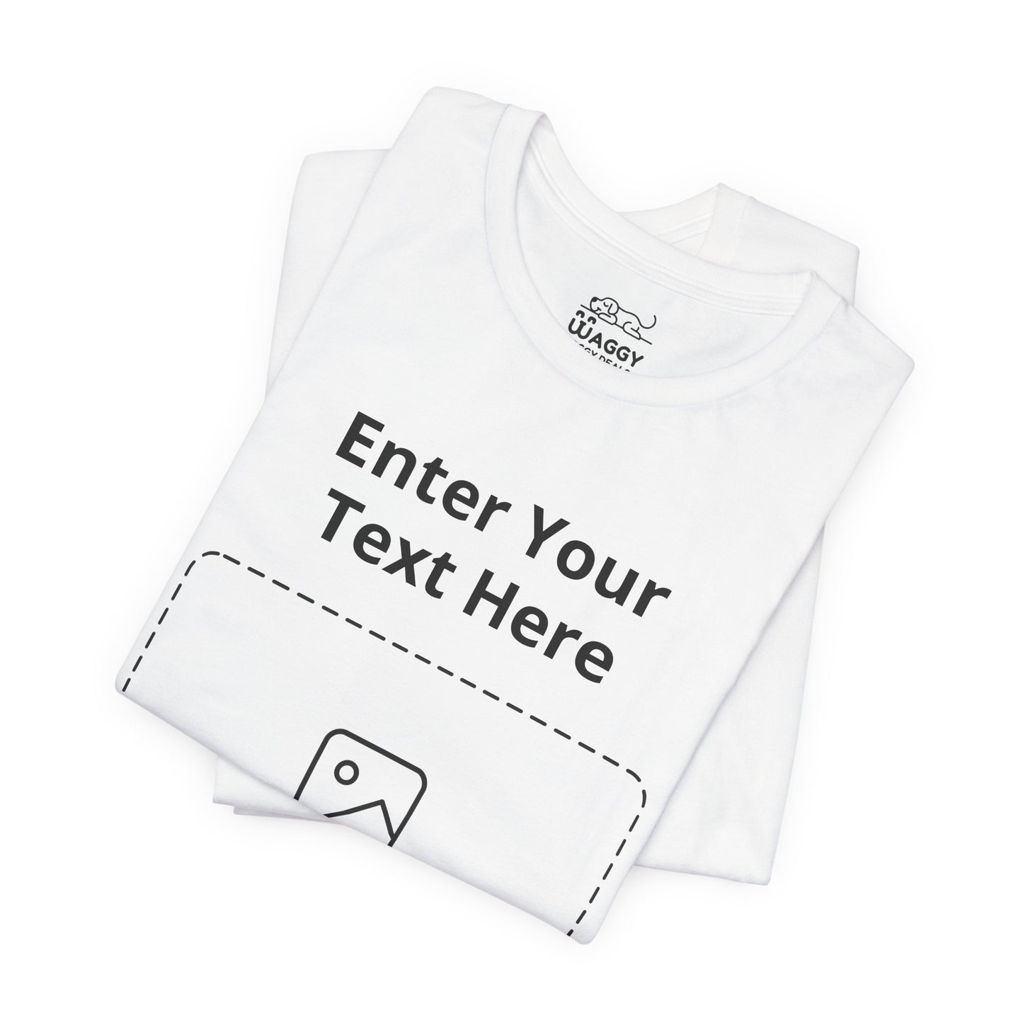Custom Design Light Shade Tee — "Add Your Own Text & Image" (Choose your colour and size first!)