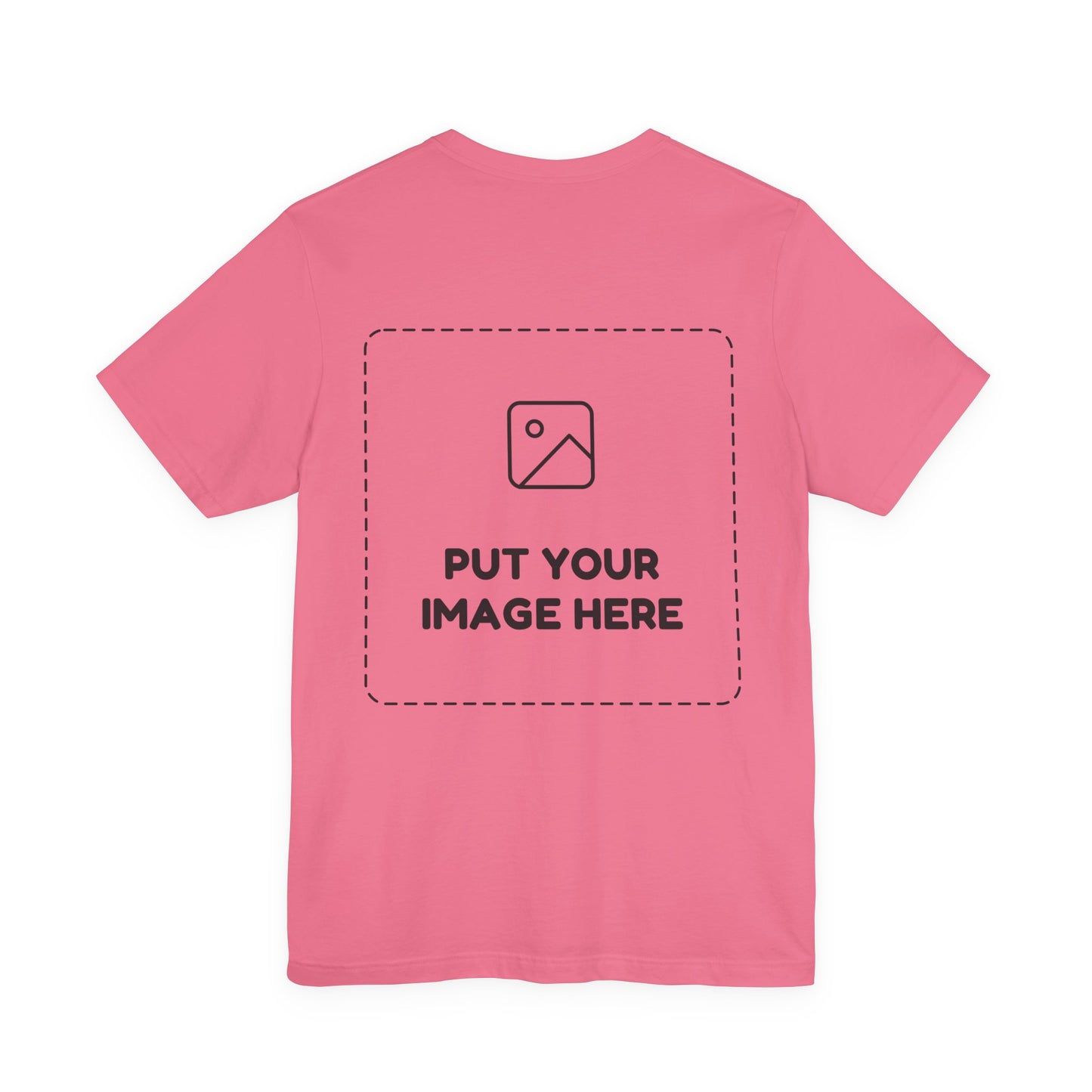 Custom Design Light Shade Tee — "Add Your Own Text & Image" (Choose your colour and size first!)