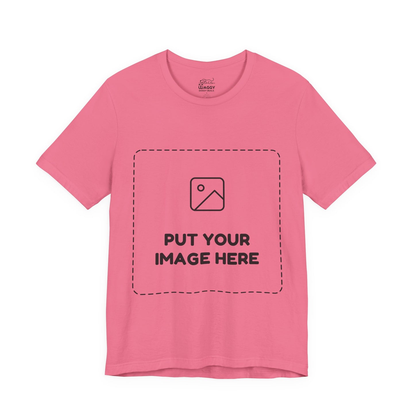 Custom Design Light Shade Tee — "Add Your Own Image" (Choose your colour and size first!)