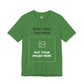 Custom Design Dark Shade Tee — "Add Your Own Text & Image" (Choose your colour and size first!)