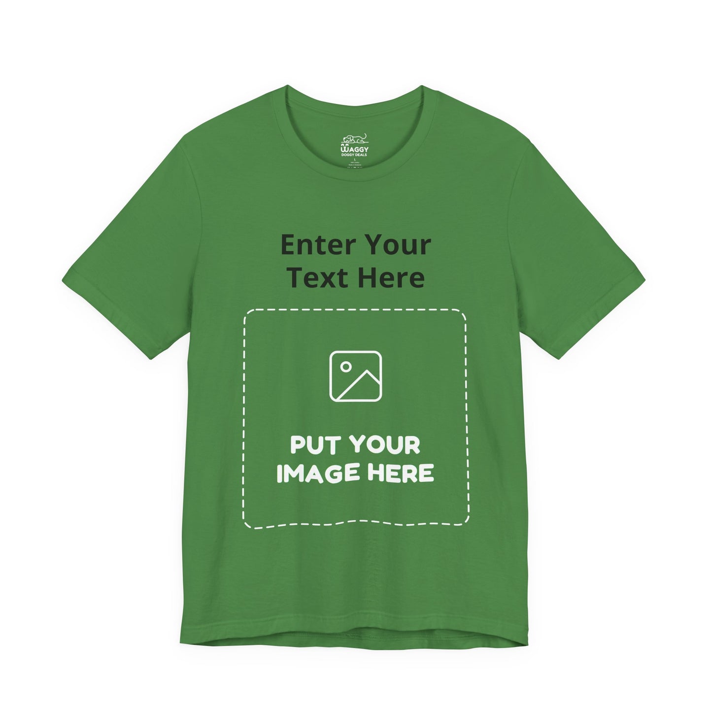 Custom Design Dark Shade Tee — "Add Your Own Text & Image" (Choose your colour and size first!)