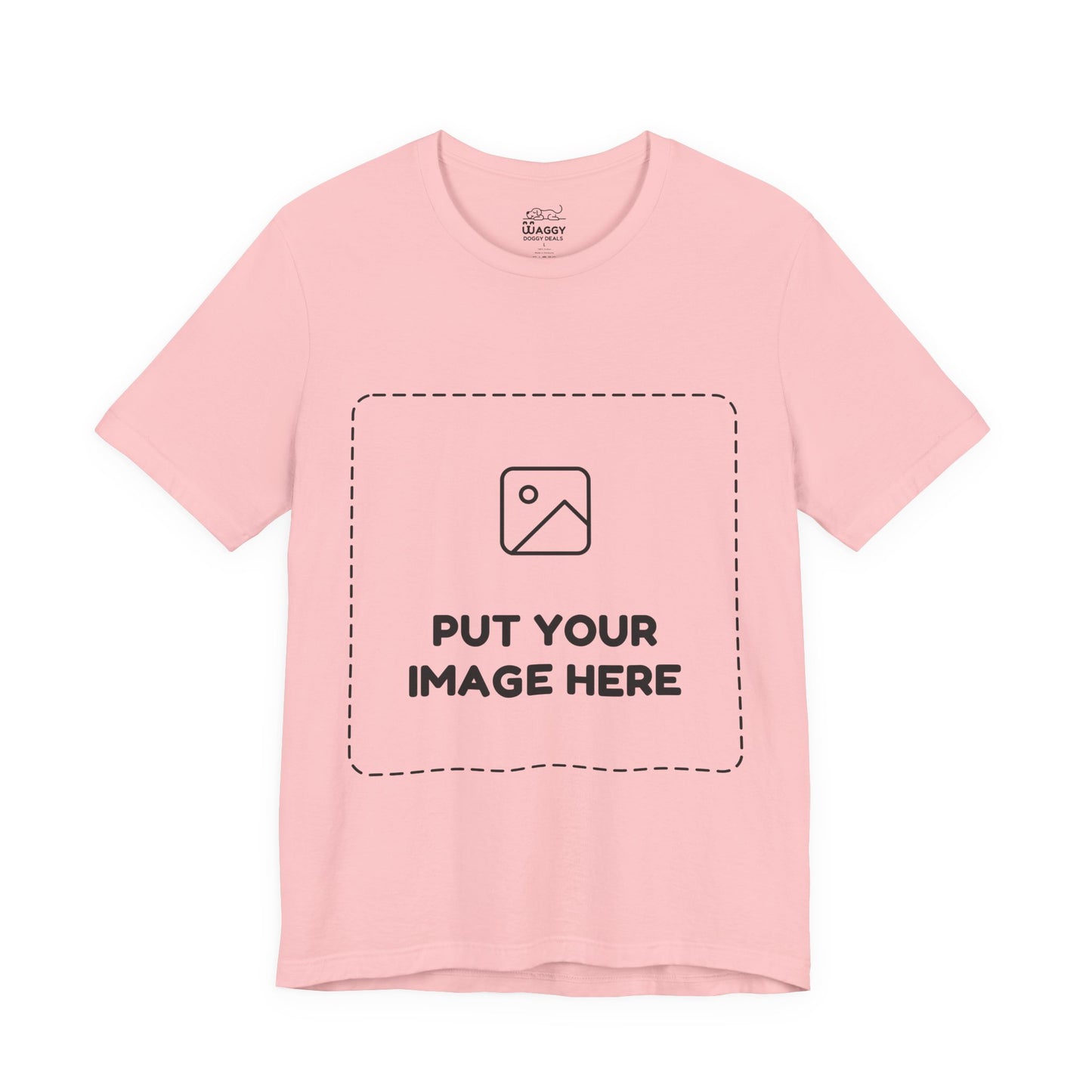 Custom Design Light Shade T - Shirt — "Add Your Own Image" (Choose your colour and size first!)
