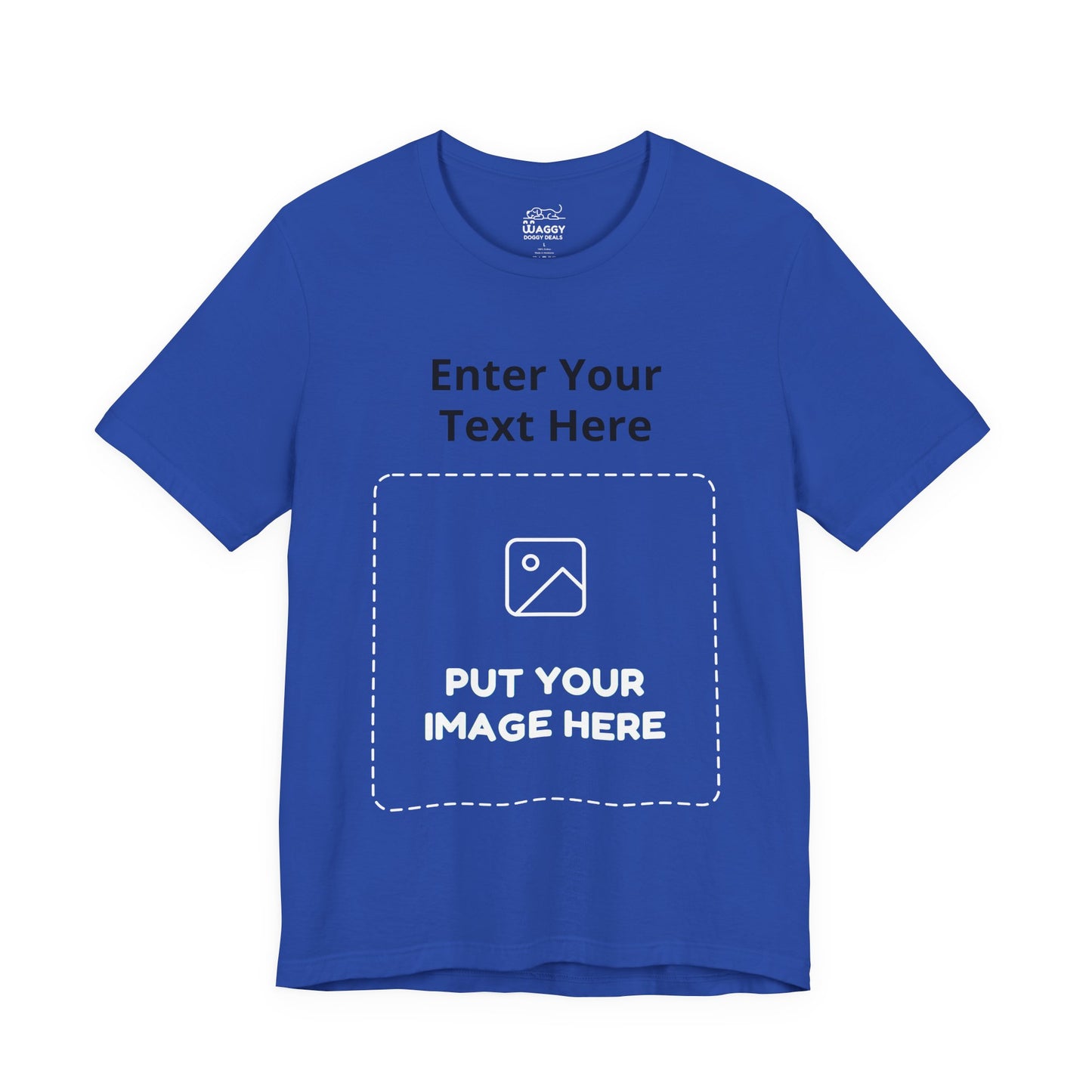 Custom Design Dark Shade T - Shirt — "Add Your Own Text & Image"  (Choose your colour and size first)