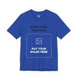 Custom Design Dark Shade T - Shirt — "Add Your Own Text & Image"  (Choose your colour and size first)