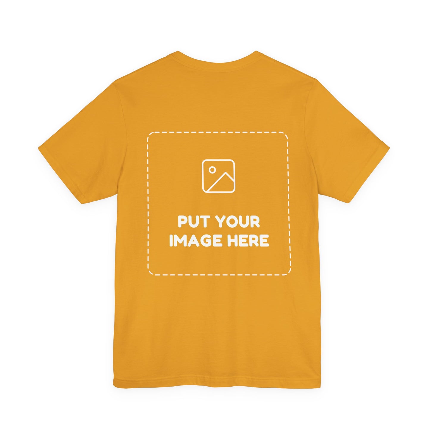 Custom Design Dark Shade T - Shirt — "Add Your Own Image" (Choose your colour and size first)