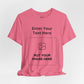 Custom Design Light Shade Tee — "Add Your Own Text & Image" (Choose your colour and size first!)