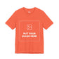 Custom Design Dark Shade T - Shirt — "Add Your Own Image" (Choose your colour and size first)