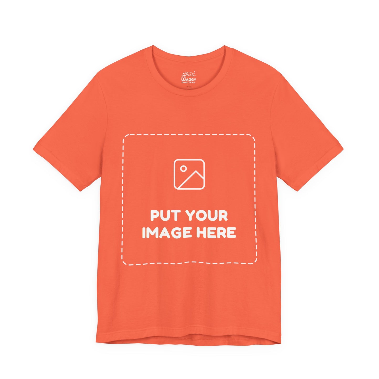 Custom Design Dark Shade T - Shirt — "Add Your Own Image" (Choose your colour and size first)