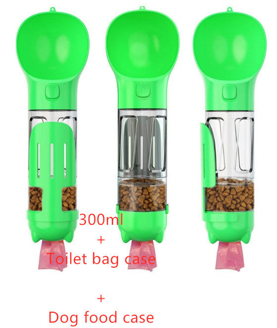 3 in 1 Dog Portable Feeder, Water Bottle and Garbage Bag - Waggy Doggy Deals