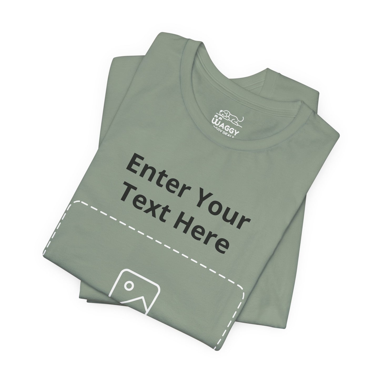 Custom Design Dark Shade T - Shirt — "Add Your Own Text & Image"  (Choose your colour and size first)