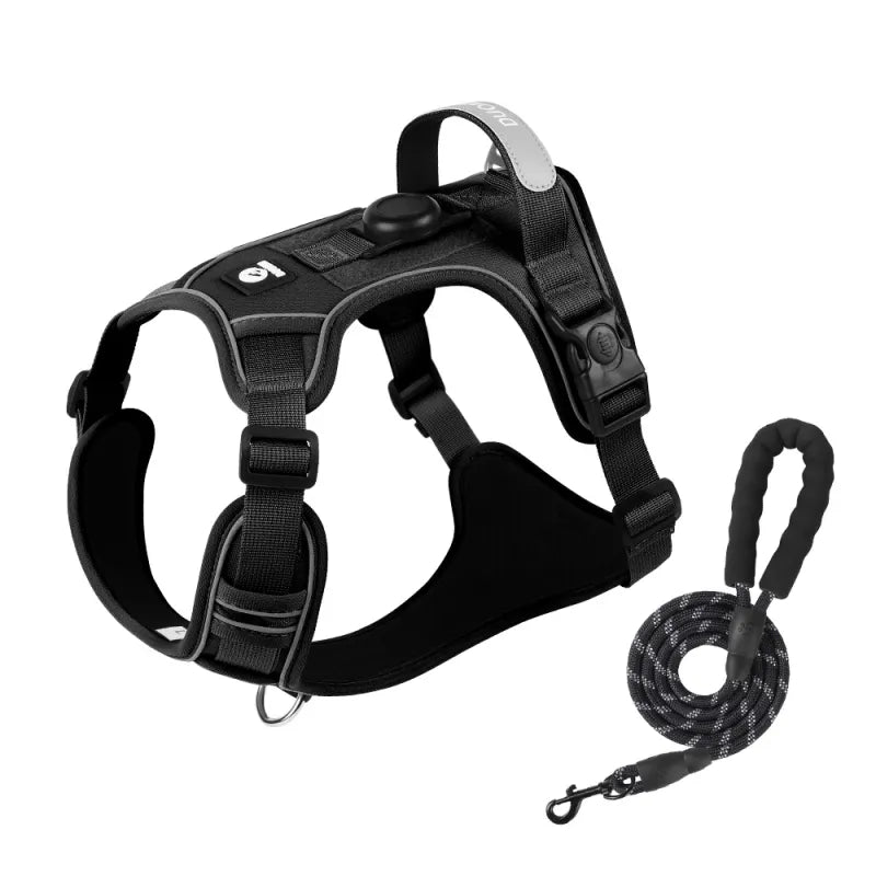 Super Strong Dog Harness & Lead with Reflective Material - Waggy Doggy Deals