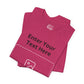 Custom Design Dark Shade Tee — "Add Your Own Text & Image" (Choose your colour and size first!)