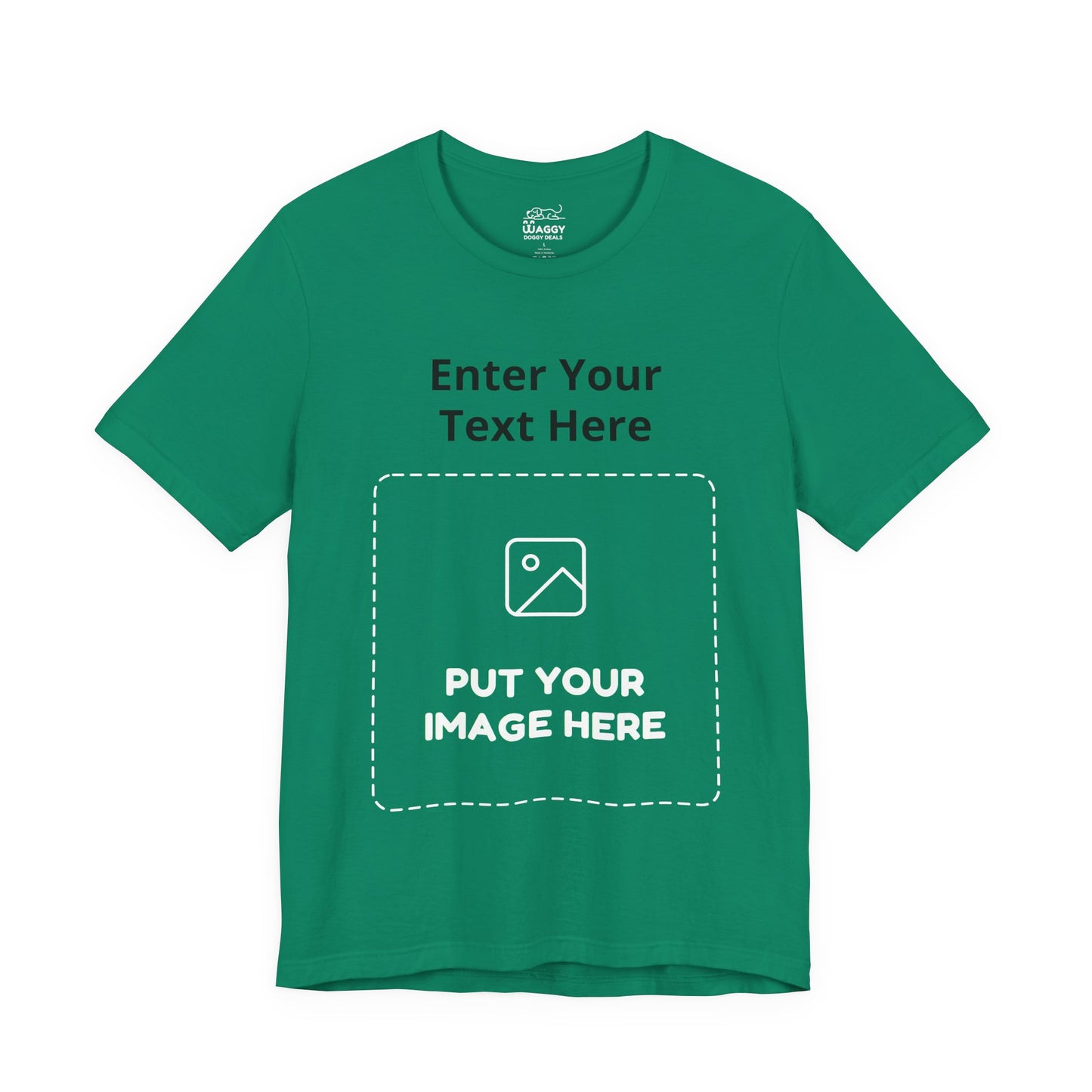 Custom Design Dark Shade T - Shirt — "Add Your Own Text & Image"  (Choose your colour and size first)