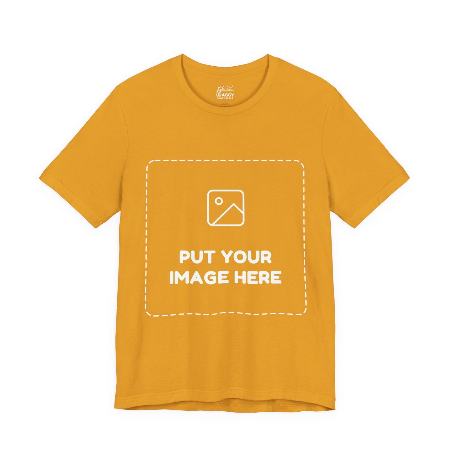 Custom Design Dark Shade T - Shirt — "Add Your Own Image" (Choose your colour and size first)