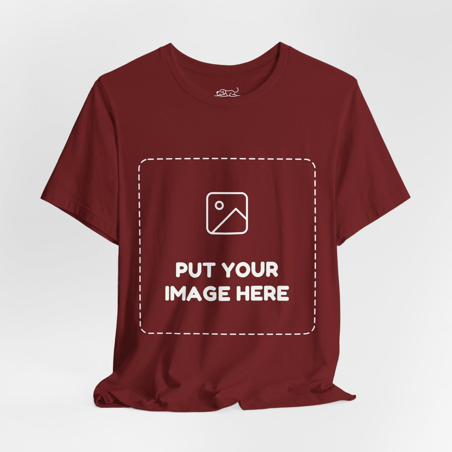 Custom Design Dark Shade Tee — "Add Your Own Image" (Choose your colour and size first!)
