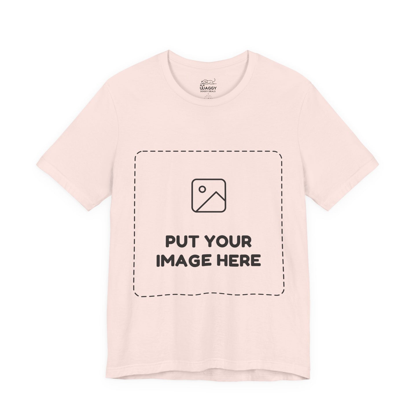 Custom Design Light Shade T - Shirt — "Add Your Own Image" (Choose your colour and size first!)