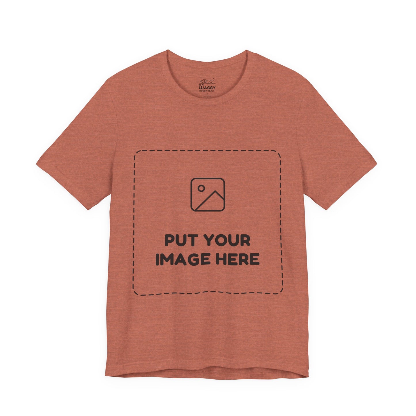 Custom Design Light Shade Tee — "Add Your Own Image" (Choose your colour and size first!)